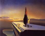 萨尔瓦多 达利 : 恋尸狂的喷泉从钢琴流淌